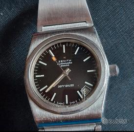 vintage ZENITH DEFY GAUSS BLACK A7688 permuto