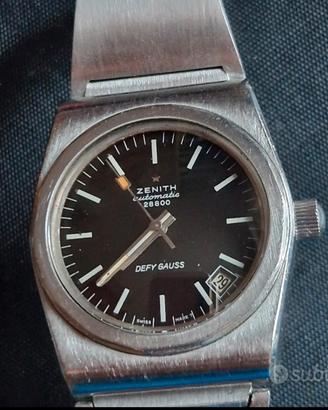 vintage ZENITH DEFY GAUSS BLACK A7688 permuto