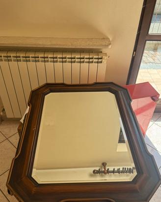 Specchiera vintage in legno