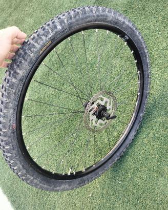Cerchi,gomme,dischi mtb,cassetta