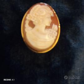 cammeo gioiello in oro 18 kt