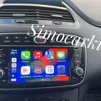 CAR TABLET FIAT PUNTO EVO ANDROID AUTO CARPLAY