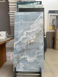 Piastrella in gres porcellanato onice azzurro
