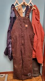 Salopette Carhartt XL (W44/L30) marrone scuro