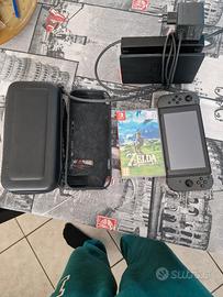  nintendo switch più gioco e componenti 