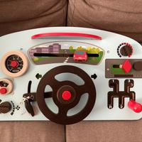 Simulatore di guida in legno per bambini