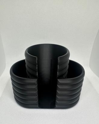 Porta Cottone e dischetti bagno moderno