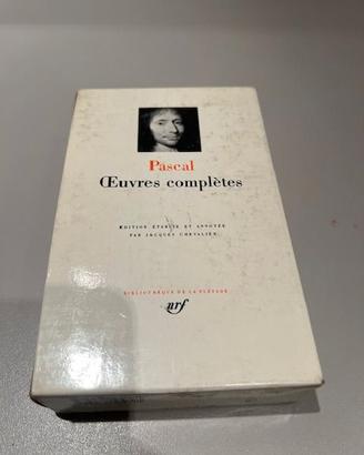 Libro Pascale Opere Bibliothèque Pléiade