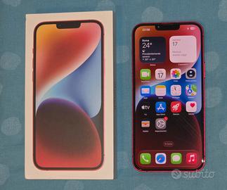 iPhone 14 Plus 256 Rosso + cover