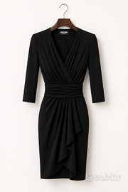 Love Moschino Abito Donna Nero Cashmere Lana IT 40