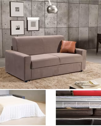 Divano letto ribaltone con materasso H 13 o 18 cm