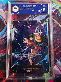 One Piece TCG- Luffy OP13 Graad 10 GEM-MT