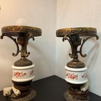 Coppia di lampade da tavolo vintage italiane