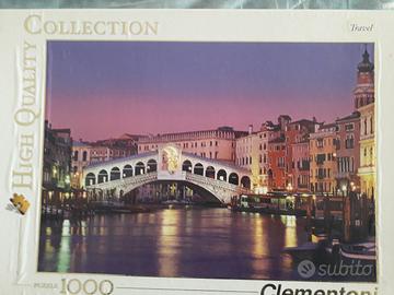 puzzle clementoni 1000 pezzi ponte di Rialto venez
