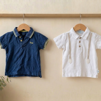 Set 2 polo bimbo 12 mesi