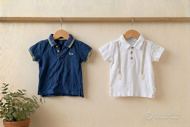 Set 2 polo bimbo 12 mesi