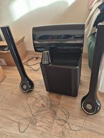 Sistema lettore DVD con le casse