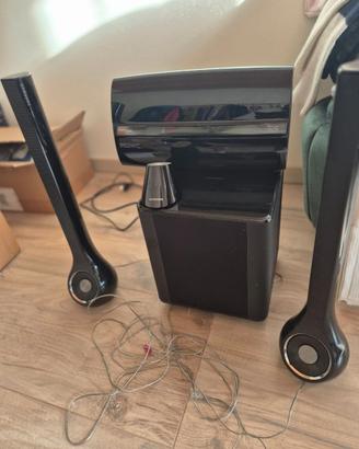 Sistema lettore DVD con le casse