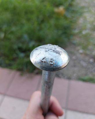 Bullone Zincato Testa Tonda 10 x 200 - 50 pezzi