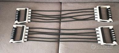 Coppia estensori per pettorali, braccia, ecc