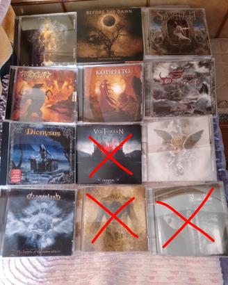 Lotto 9 CD metal