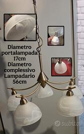 Lampadario a 5 luci