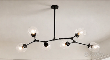 Lampadario Sospensione molecolare Ramificato 7luci
