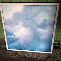 quadro ad olio con cornice