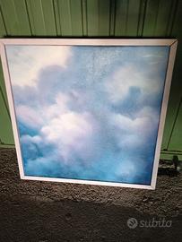 quadro ad olio con cornice