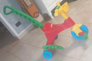triciclo bimbo bimba a pedali e spinta