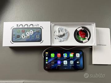 Display 6,9” Carplay e Android Auto