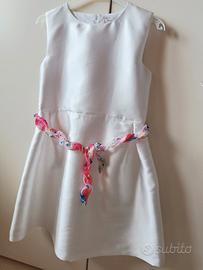 vestito bianco cerimonia bambina
