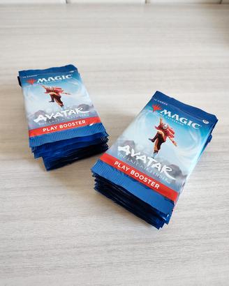 Lotto 18 buste play booster Avatar Magic mtg carte