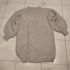 Maxi pull brillantinato nuovo, mai indossato