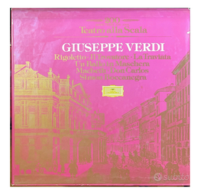 G. VERDI -27 LP - OPERE Cofanetto Rara ed.La Scala