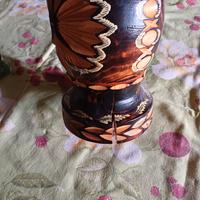 Vaso in legno da arredamento 