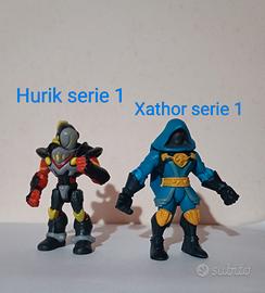 Gormiti Hurik e Xathor 7 cm snodabili
