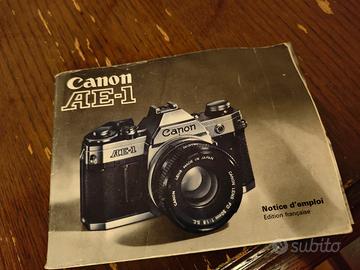 Libretto di istruzioni Canon AE-1