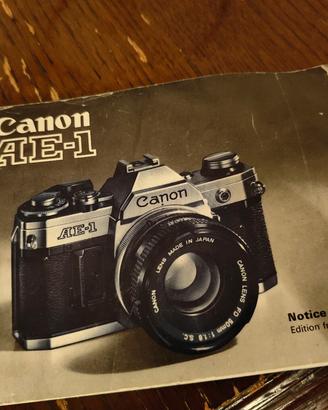Libretto di istruzioni Canon AE-1
