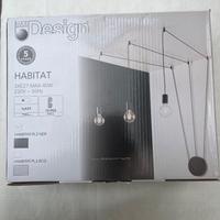 Lampadario con 3 portalampade