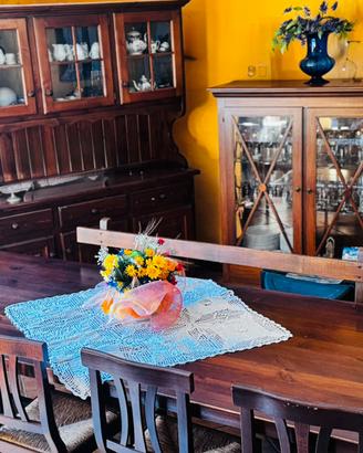 Mobili Salone completo in legno di noce