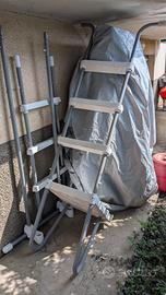 Scaletta piscina fuori terra