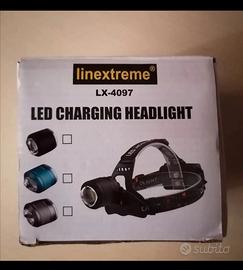 Torcia frontale con Led posteriore