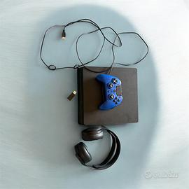 Lotto ps4 con controller e cuffie originali sony
