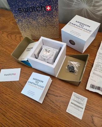OMEGA SWATCH Earthphase Moonshine Gold NUOVO 42mm