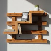 Mensola in legno rustico