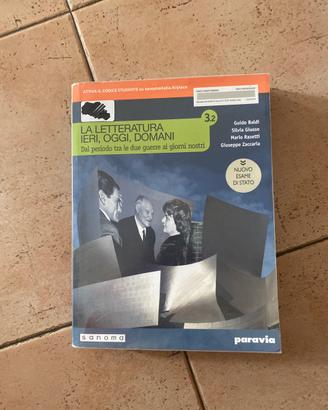 La letteratura ieri oggi domani 3.2