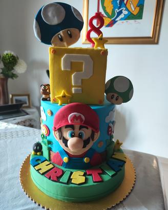 Torta finta super Mario