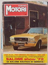 522 - RIVISTA - TORINO MOTORI, N° 122, 11/12 1972