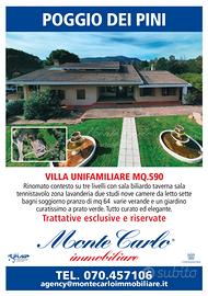 Poggio dei Pini villa mq 590 con giardino mq 2500